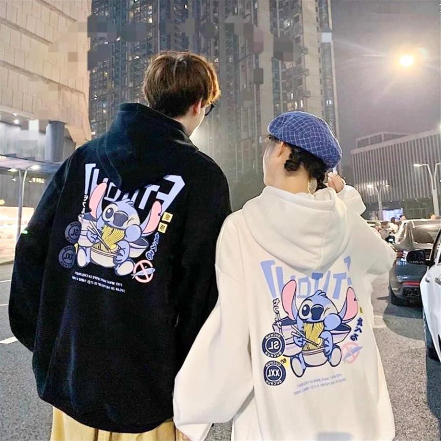 Áo khoác cặp đôi nam nữ unisex chống nắng nỉ hoodie Ftitch đẹp cá tính hàng bao chất ༴
