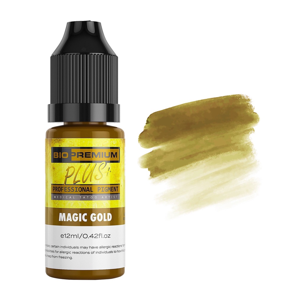 MỰC PHUN XĂM P07 MAGIC GOLD (VÀNG NGHỆ NÂU)