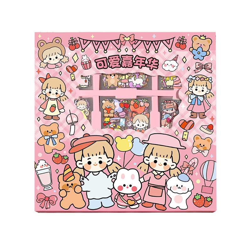 Sticker Cute  Hộp Sticker 1000 Tấm  Sticker Trẻ Em Chống Nước Nhãn Dán Dễ Thương  Sicker Cute Sticker Dán điện Thoại