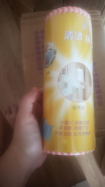 (Freeship Xtra) (TPHCM) (sỉ) Khăn vải đa năng Lovely cuộn 50 tờ