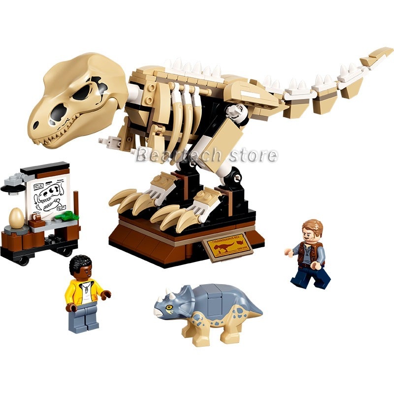 Đồ Chơi Lego Lắp Ráp Thế Giới Jurassic 76940 Đồ Chơi Lắp Ráp Hóa Thạch Khủng Long Rex