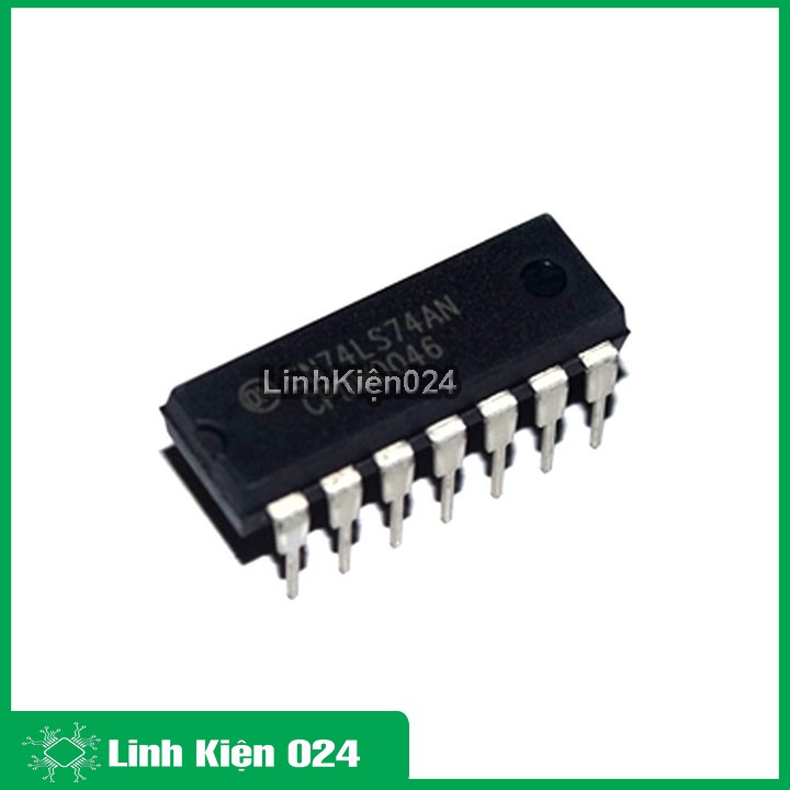 Chíp 74LS74 Dual D-Type Flip-Flop DIP14