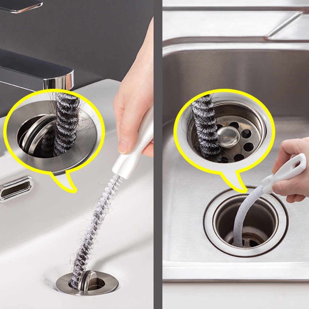 Dụng Cụ Lấy Tóc Chống Tắc Nghẽn Bồn Rửa Tiện Lợi