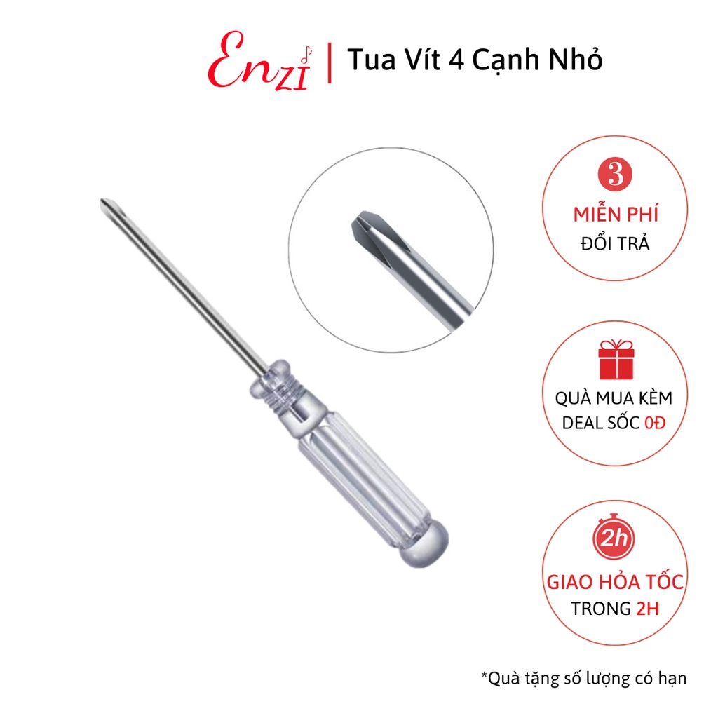 Tua Vít 4 Cạnh Nhỏ Dùng Để Văn Ốc Vít Loại Nhỏ Của Khóa Đàn Guitar