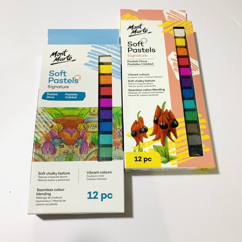 Phấn tiên Mont Marte Soft Pastel- Set bộ 12/ 36 màu