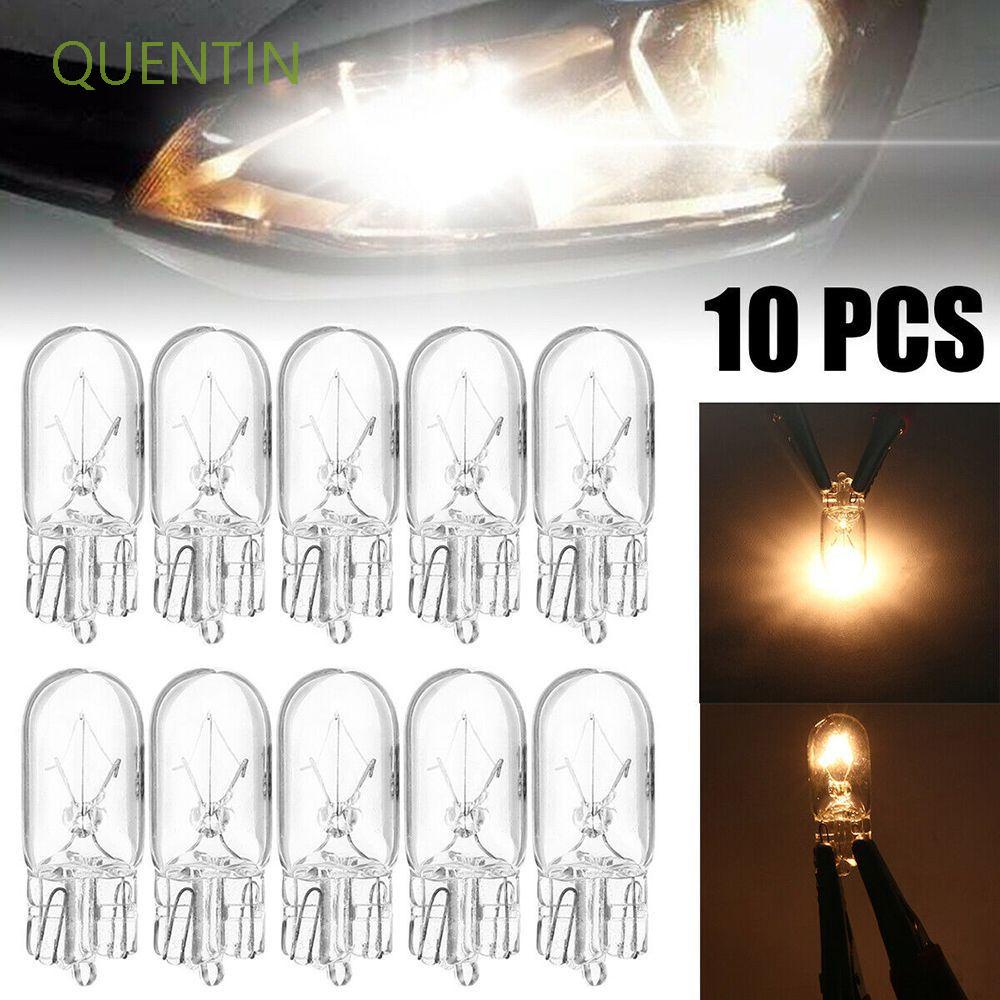 10 Bóng đèn halogen 5W 12V T10 W5W 194 168 ánh sáng trắng ấm nhiều màu dành cho xe ô tô