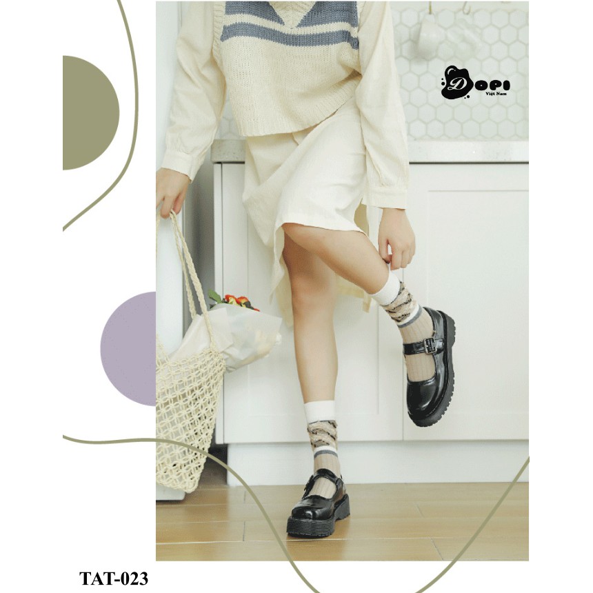 Tất nữ cao cổ vớ nữ cao cổ Edition khử mùi kháng khuẩn chống hôi chân TAT-023