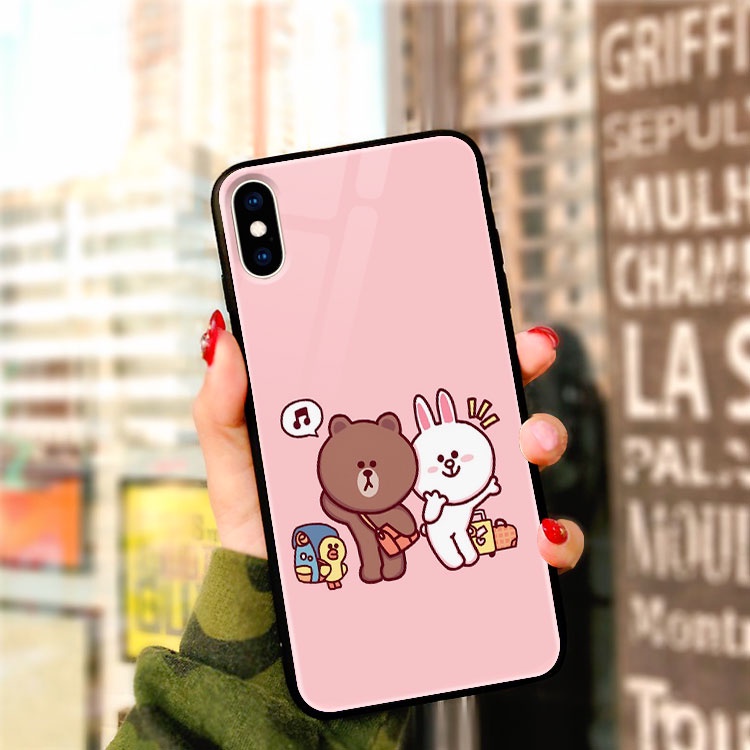 Ốp Lưng Iphone 7 plus đẹp Gấu Brown_69 6s plus/7/7plus/8/8plus/x/xs/xs max/11//12/12 promax