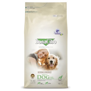 THỨC ĂN HẠT CAO CẤP CHO CHÓ GÓI 4KG - BONACIBO ADULT DOG - THỔ NHĨ KỲ