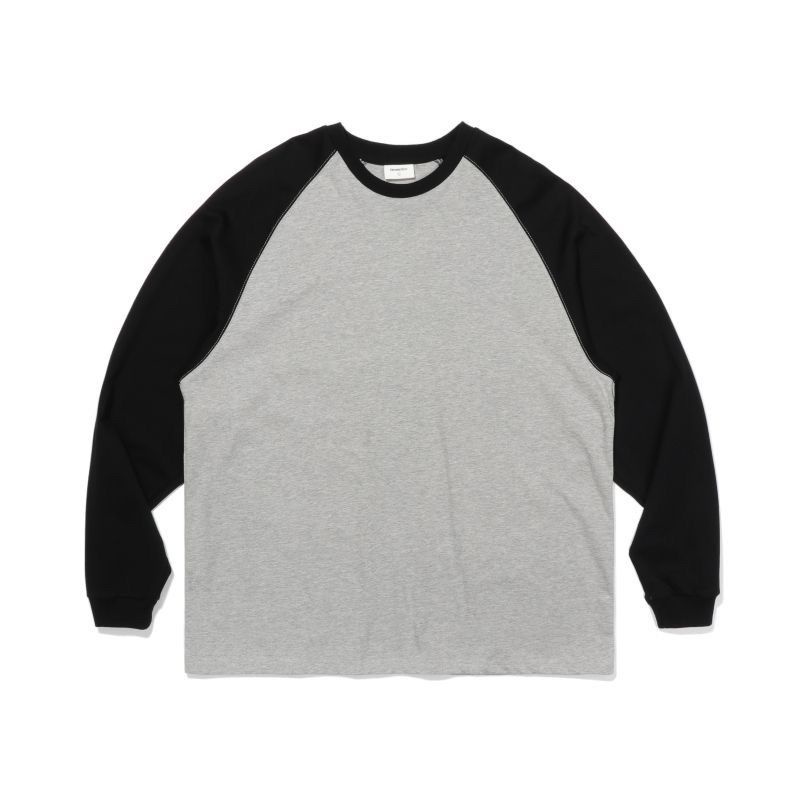 Áo Thun Raglan Dáng Rộng Tay Áo Raglan Màu Tương Phản Phong Cách Mới Mùa Thu Nhật Bản Giản Dị Dành Cho Nam