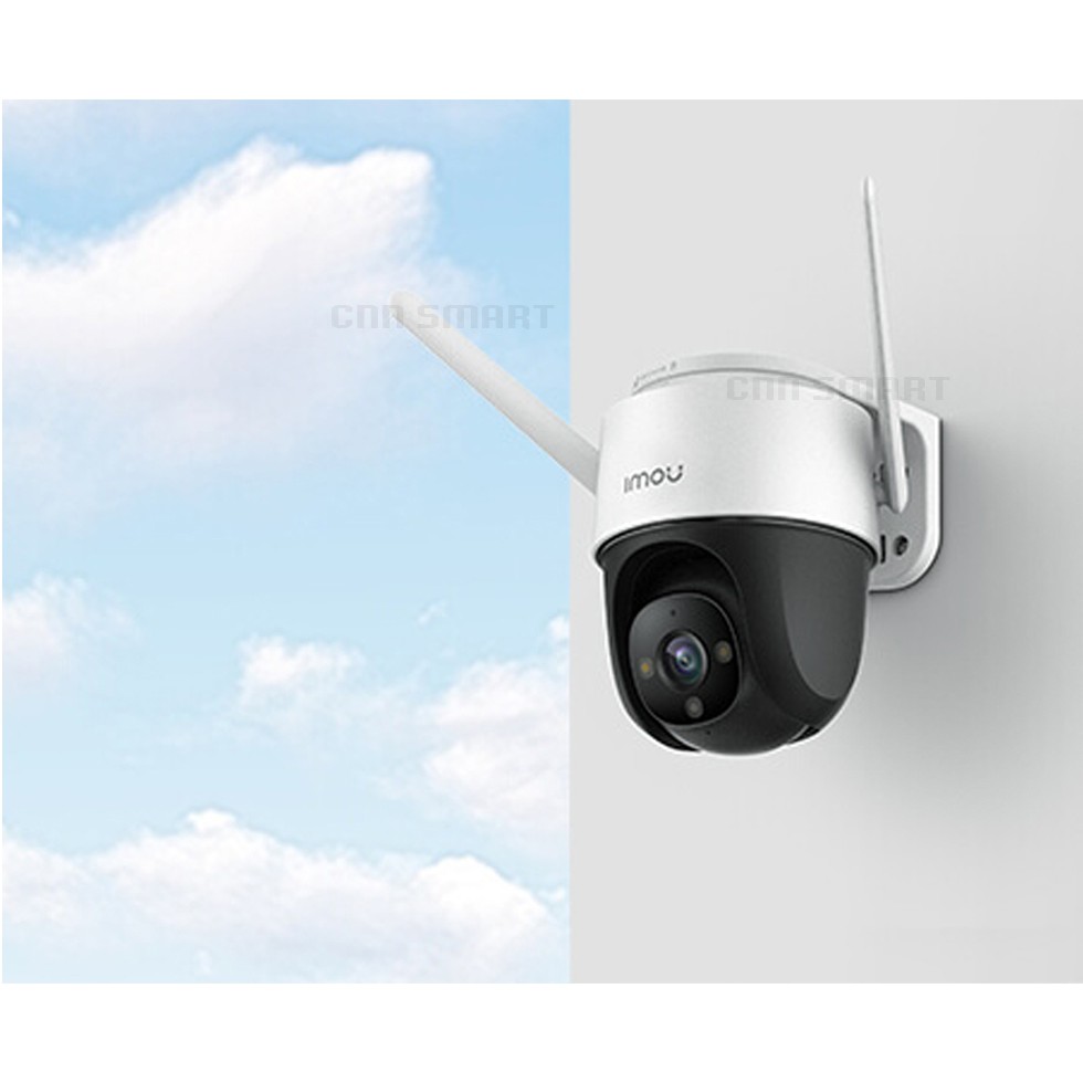 Camera WIFI Xoay 360 IMOU Ngoài Trời S22FP 2MB - S42FP CRUISER 4M 2K Siêu Nét, Màu Đêm [ C8C H41P A22EP ] - Chính Hãng