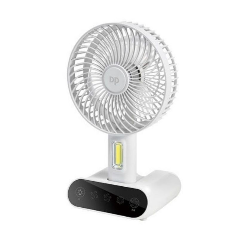Quạt Sạc Tích Điện Có Đèn LED DP-7624