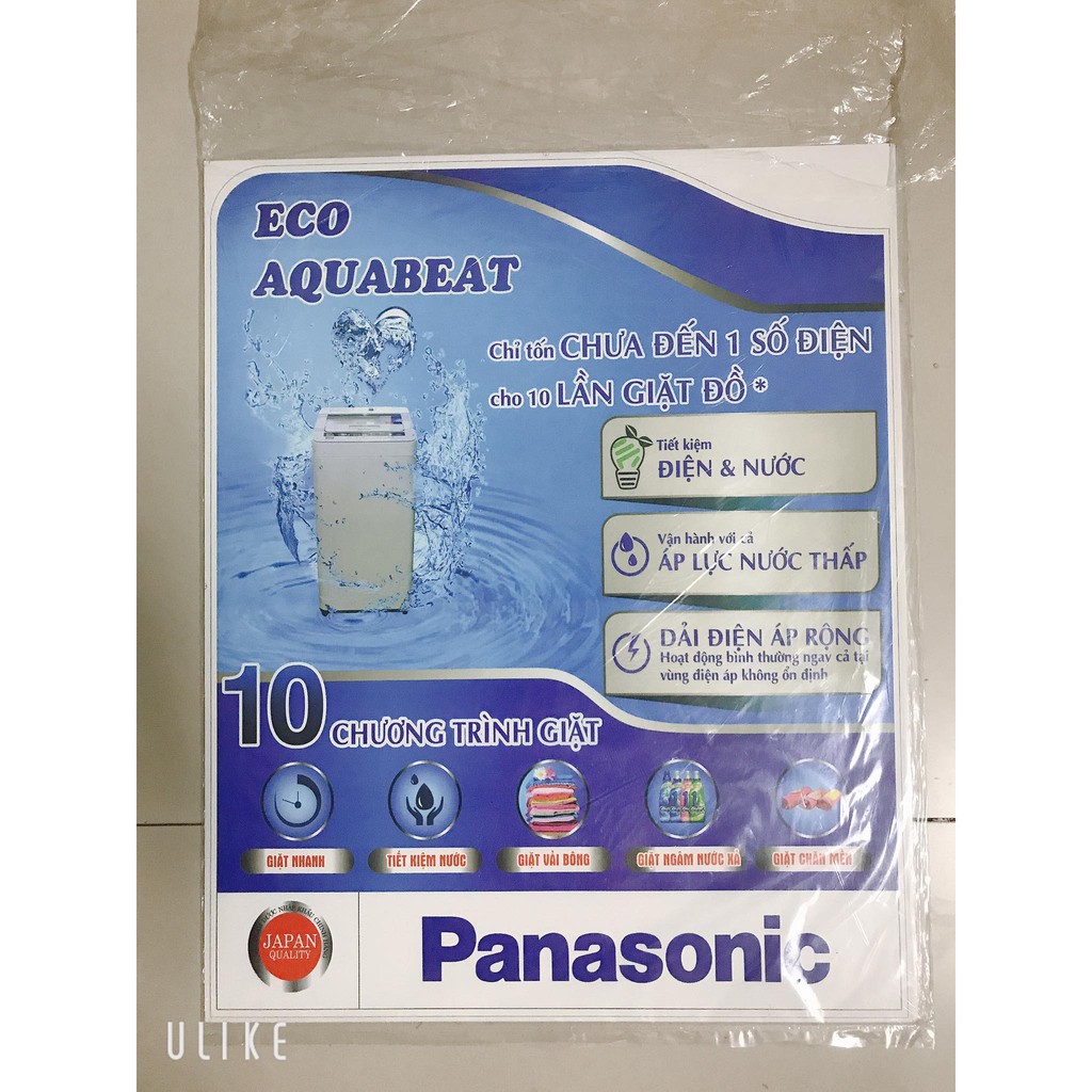 Miếng Dán Trang Trí Máy Giặt PANASONIC (MẪU 3)