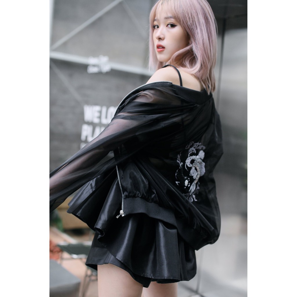 Modesty - Áo bomber thêu Tancho Bomber Jacket