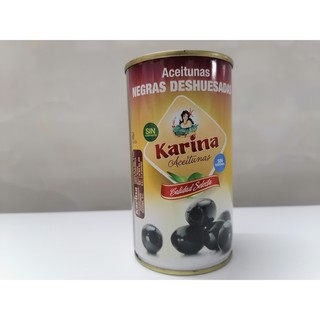 Trái ô liu đen tách hạt KARINA Pitted Black Olives 350g