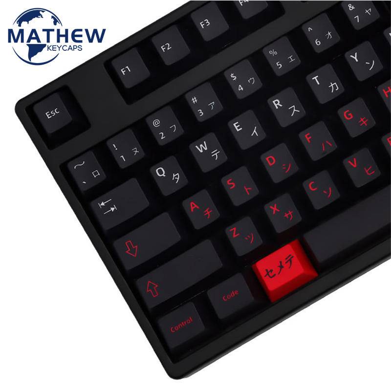 Nút bàn phím cơ Bushido Keycap 61/68/84/87/104/108 PBT hình quả cherry Profile
