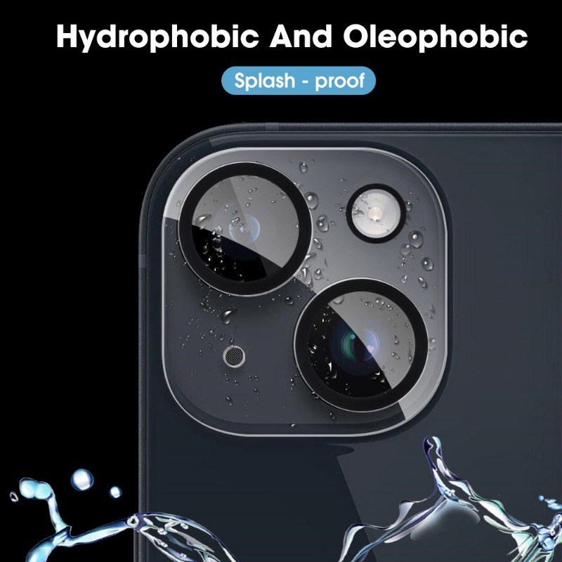 Kính Cường Lực 9H Bảo Vệ Ống Kính Máy Ảnh Sau Chống Trầy Xước Màu Đen HD Cho iPhone14 / 14 Plus / 14 Pro / 14 Pro Max