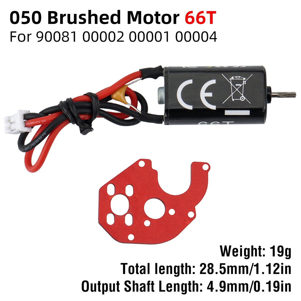 Bộ Động Cơ Chổi Than Scx24 Cho Xe Điều Khiển Từ Xa Axial Scx24 030 050 Esc 88T 66T 50T Tỉ Lệ 1 / 24