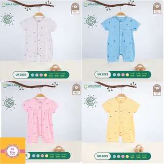 [CHÍNH HÃNG] Bodysuit Uala Rogo, body đùi cộc tay cho bé màu tươi mát vải petit và sợi tre bamboo