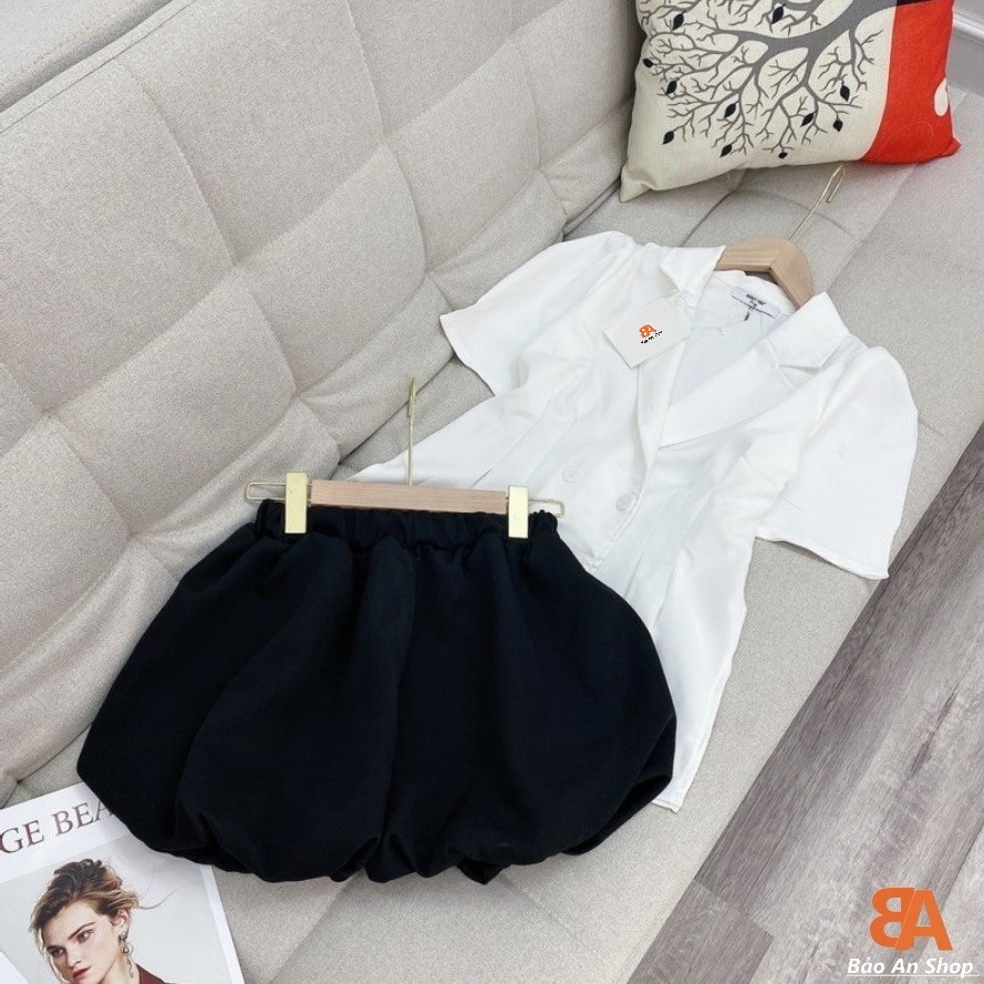 Sét bộ nữ áo vest + chân váy bí siêu hót | BigBuy360 - bigbuy360.vn