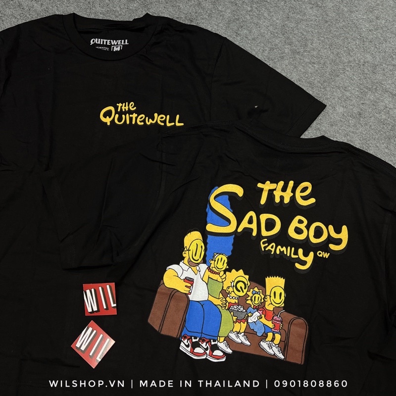 QUITEWELL TEE - ÁO UNISEX SIZE USA