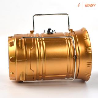 IE❤Solar Power Rechargeable LED Flashlight Camping Tent Light Torch Lamp Lantern
