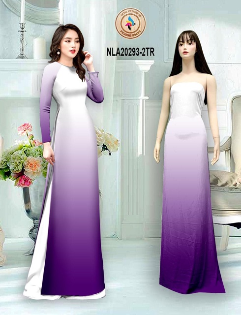 Vải áo dài ombre