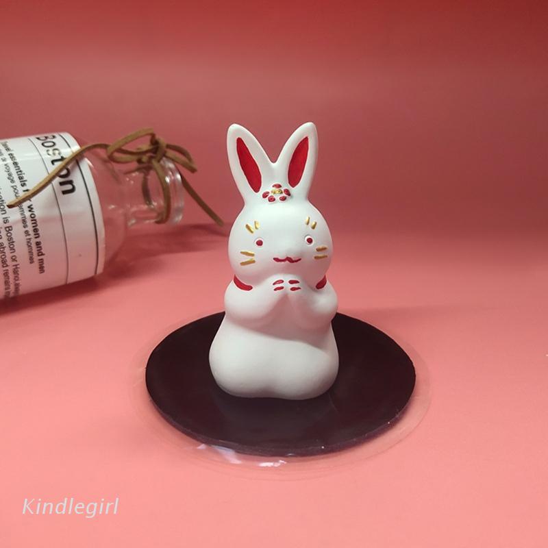 Khuôn silicone làm nến thơm hình chú thỏ dễ thương