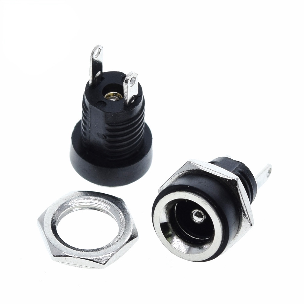 Set 10 Đầu Nối Nguồn DC-022B DC 5.5x2.1 5.5x2.5 Chuyên Dụng