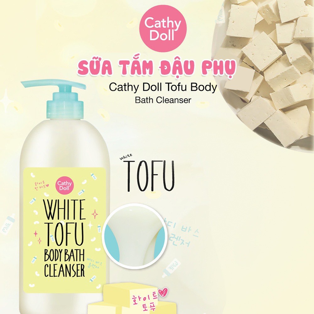 Sữa tắm Cathy Doll Tofu Body Bath Cleanser 750mL