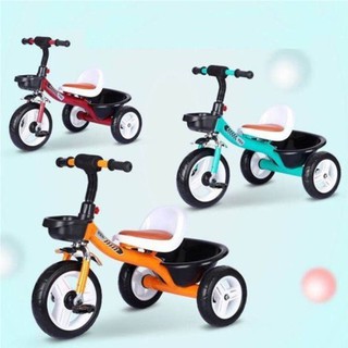 [Trợ Giá] Xe Đạp Ba Bánh Yên Bọc Da Dành Cho Bé 2 - 6 Tuổi
