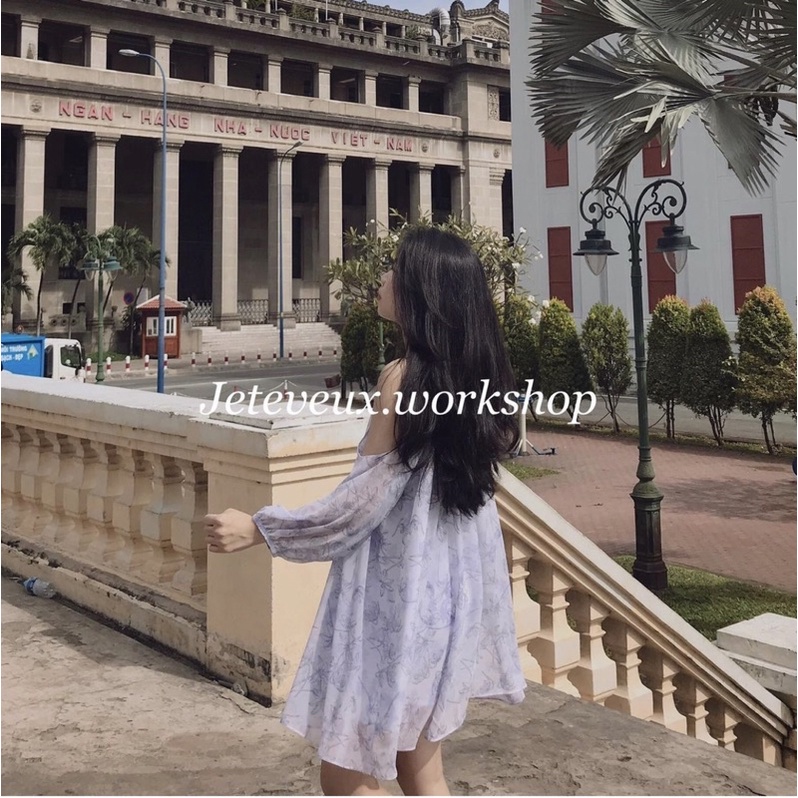 Váy hoa nhí khoét vai siêu xinh Thiết kế By Jeteveux | BigBuy360 - bigbuy360.vn