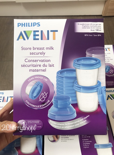 Cốc trữ sữa  Philips Avent 180ml