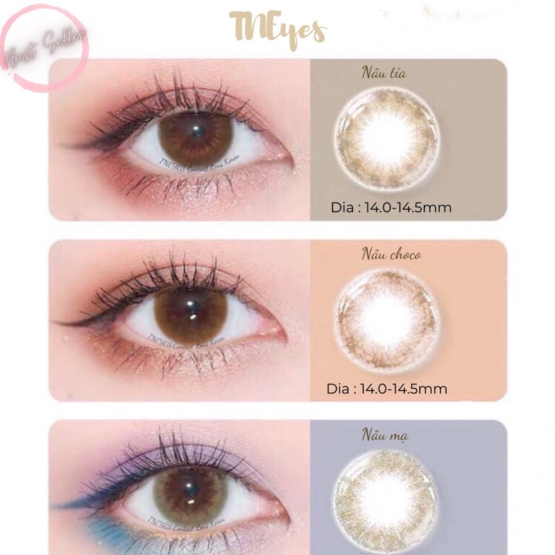Update 12 mẫu Lens Kính Áp Tròng Tổng hợp Tây nhẹ nhàng 0 độ TNEYES