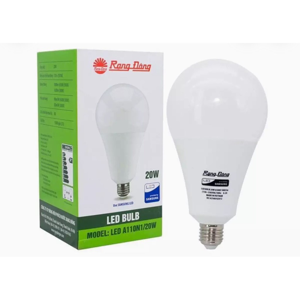 [Giá siêu rẻ] Bóng đèn led 20W Rạng Đông