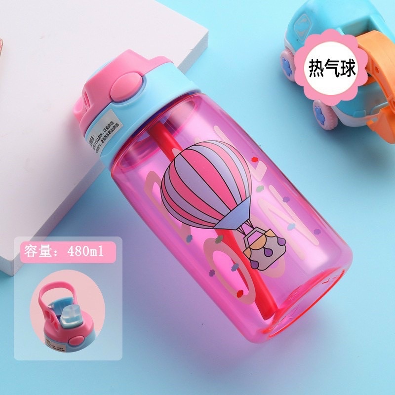 Bình nước cho bé 480ml hình nghộ nghĩnh