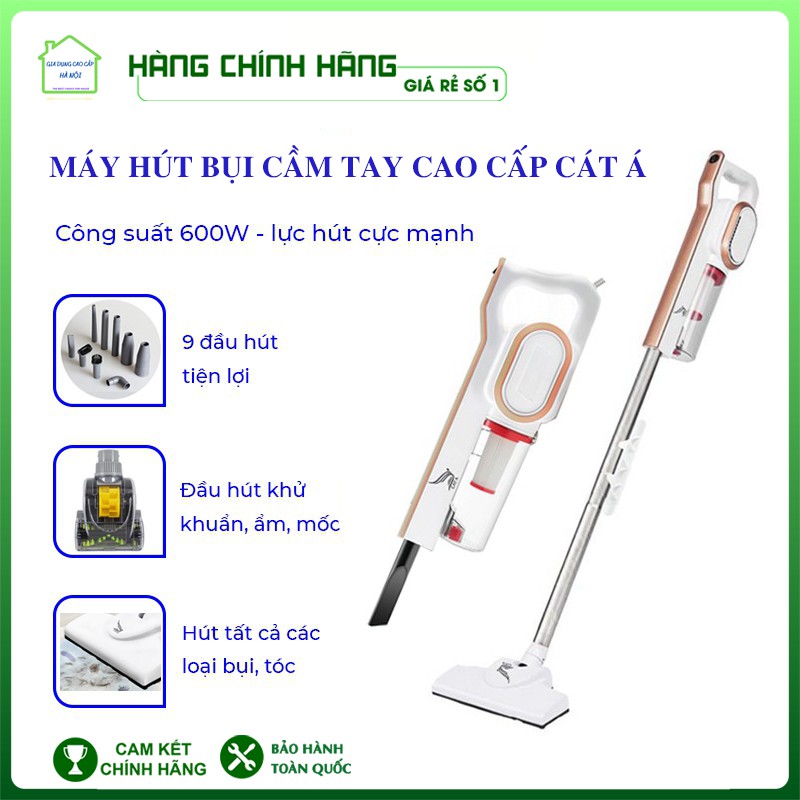 Máy hút bụi cầm tay Cát Á vô cùng tiện lợi lực Hút Siêu Mạnh 12000Pa