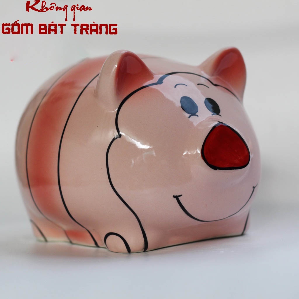 Heo đất, Lợn đất tiết kiệm gốm Bát Tràng cao cấp an toàn cho bé