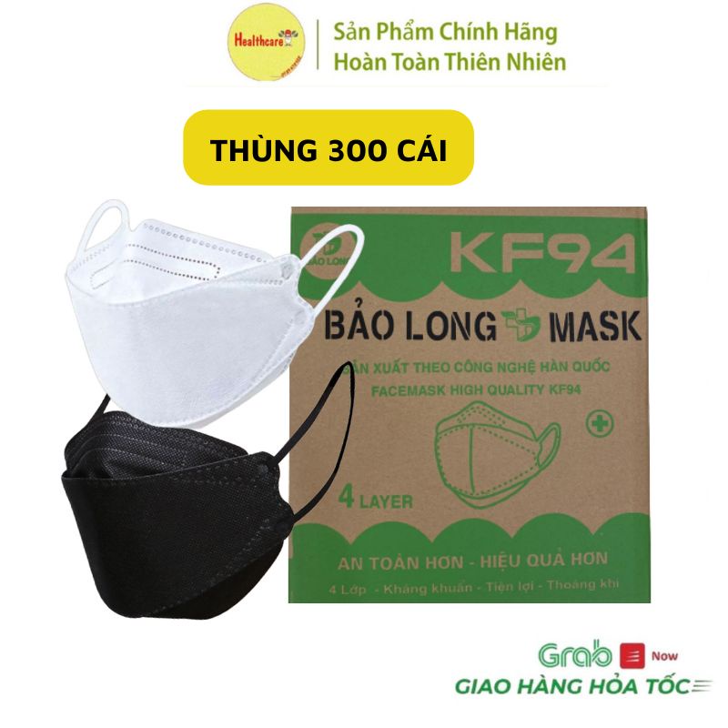 Thùng 300 Cái Khẩu trang kf94 4 lớp kháng khuẩn chống bụi mịn, chống virus chuẩn hàng Việt Nam