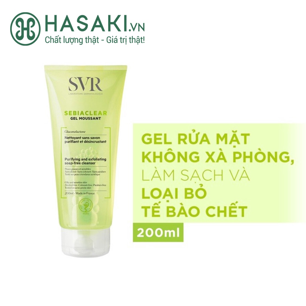 Gel Rửa Mặt SVR Sebiaclear Gel Moussant