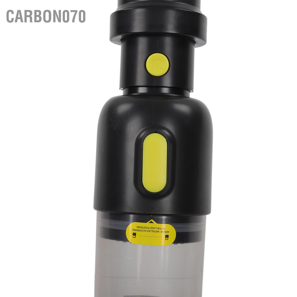 Carbon070 Máy hút chân không dây Sạc USB 6000Pa Hút mạnh mẽ cầm tay xoay linh hoạt cho xe văn phòng tại nhà