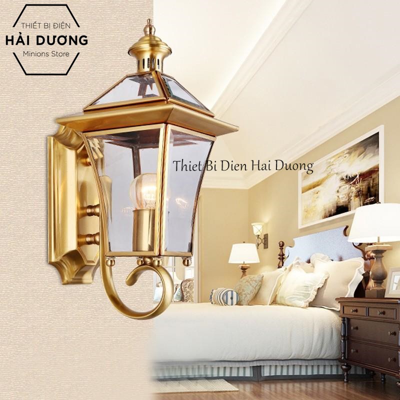 Đèn Gắn Tường Cao Cấp Đồng Nguyên Chất Trang Trí 0623S - Đã bao gồm bóng - Bảo hành 12 tháng