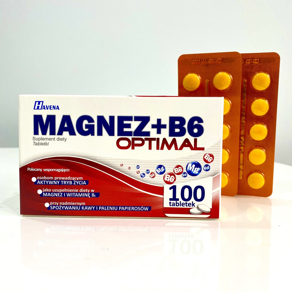 Magnez+B6 optimal- Công thức tối ưu cho hệ thần kinh và cơ bắp 60 viên