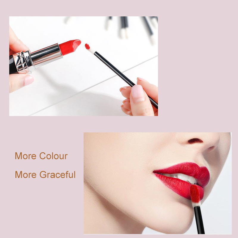 Năm mươi lông mi cá nhân với một bàn chải cá nhân xóa sạch Mascara với một bàn chải trang trí