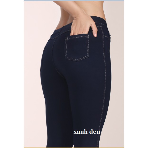QUẦN LEGGING GIẢ JEAN 4 TÚI CAO CẤP | BigBuy360 - bigbuy360.vn