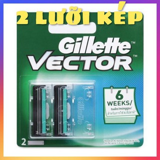 [HOT SALE] Lưỡi Dao Cạo Gillette Vector 2 Cái