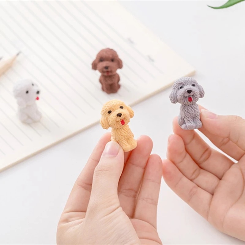 Gôm tẩy bằng cao su hình cún hoạt hình dễ thương