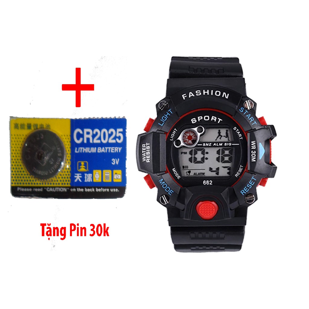 Đồng hồ điện tử WaterProof siêu cực bền trên 5 năm tặng kèm 1 pin 3V cam kết giao hàng y như hình
