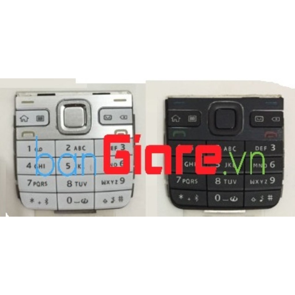 PHÍM NOKIA E52 MÀU ĐEN