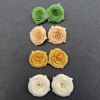 Hoa hồng cánh nhọn - Hoa bột đính móng HH15